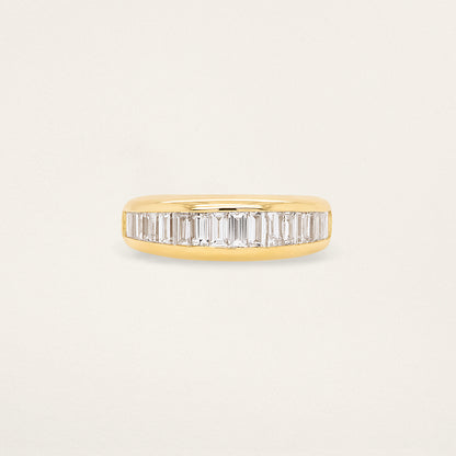 Baguette Channel Set Classic Nomad Ring - Diamond