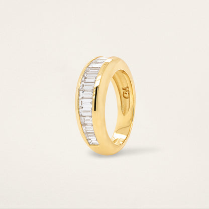 Baguette Channel Set Classic Nomad Ring - Diamond
