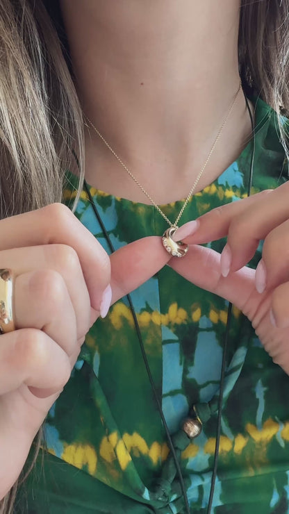 Small Teardrop Disc - Diamond