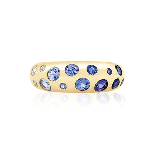 Blue Ombré Classic Nomad Ring