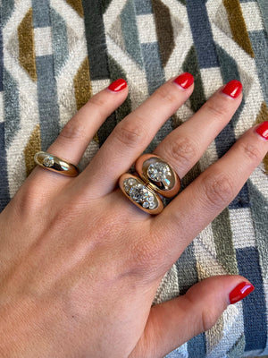 Solitaire Chunky Nomad Ring Nomad Ring